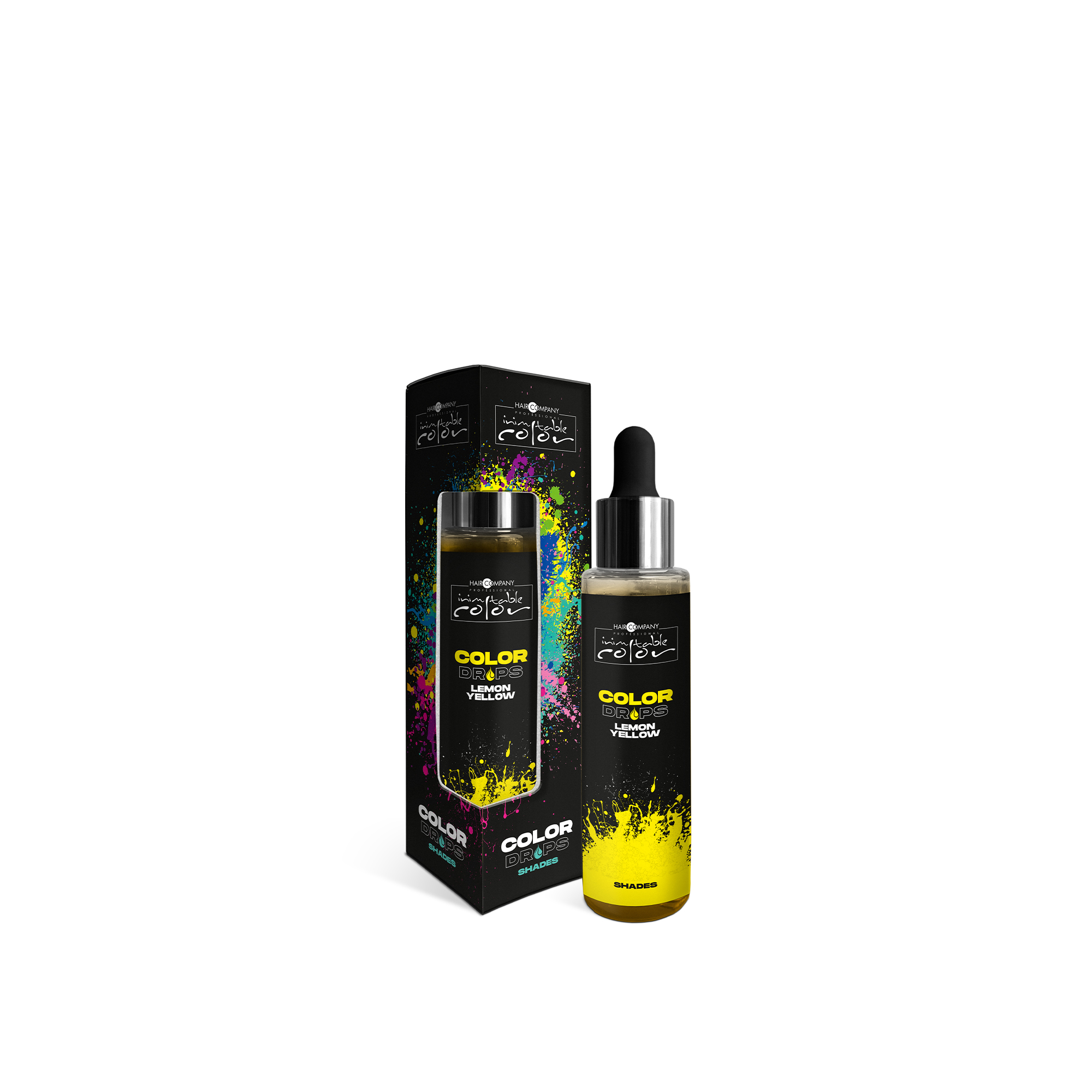 Color drops lemon yellow