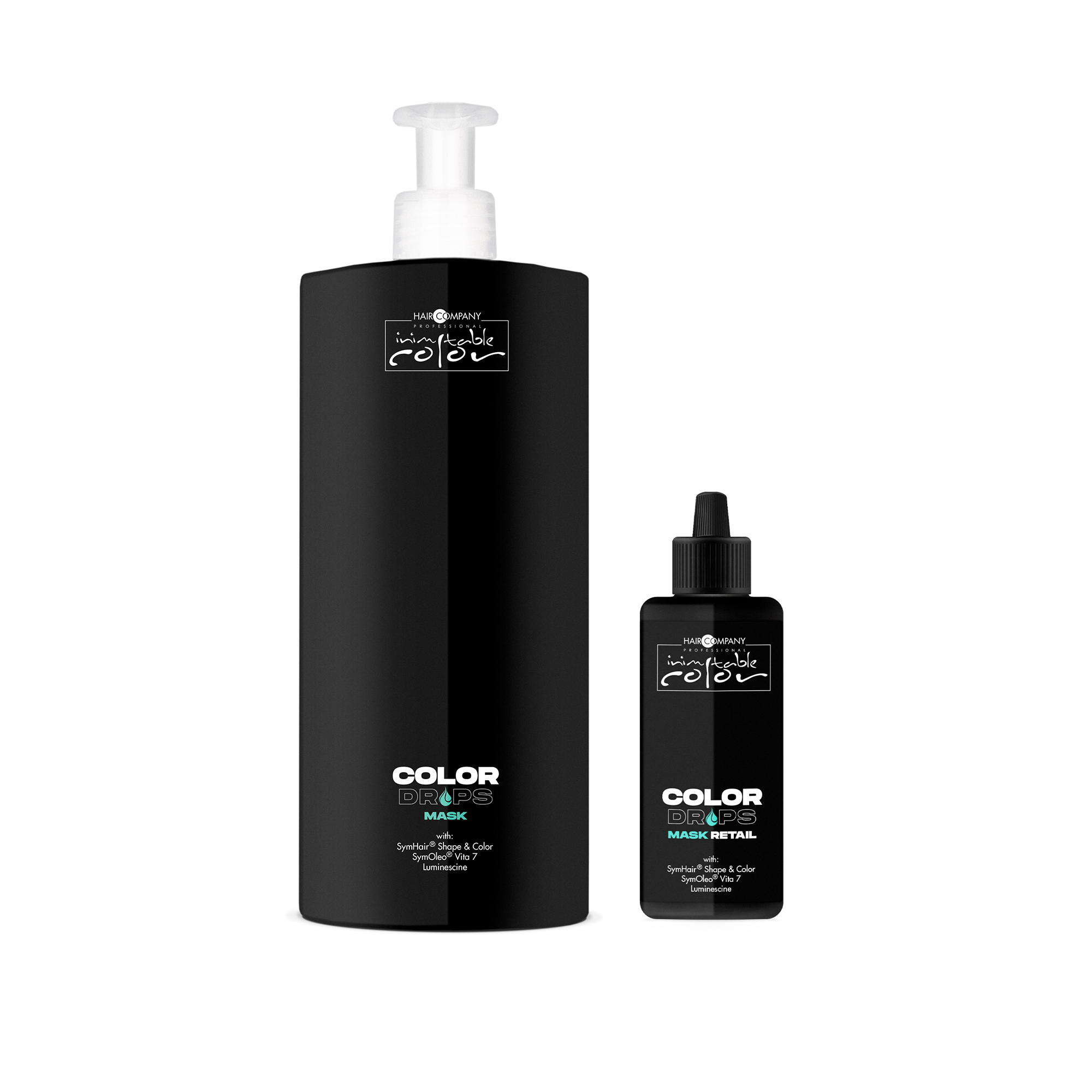 Color drops mask
